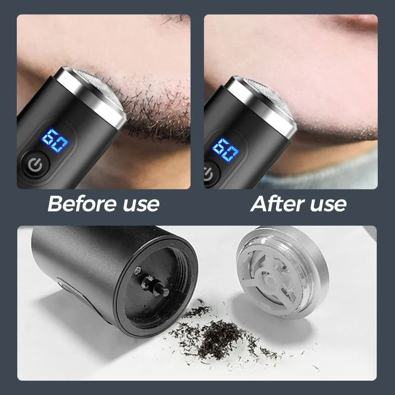 49%OFFMini Portable Rechargeable Shaver with Digital Display