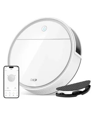 5000Pa 180 Minutes Wifi/App Self Charging Robot Vacuum Cleaner For Hard Floors Animal Hair Carpets
