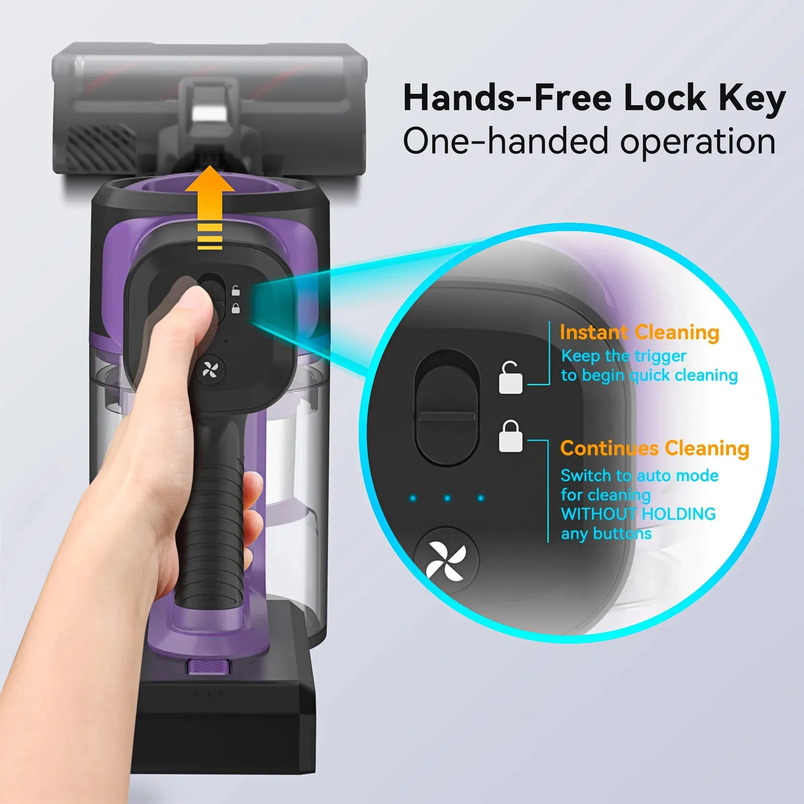 6-In-1 30Kpa 350W Suction Max 50 Min Runtime Rechargeable Cordless Stick Vacuum Cleaner For Home