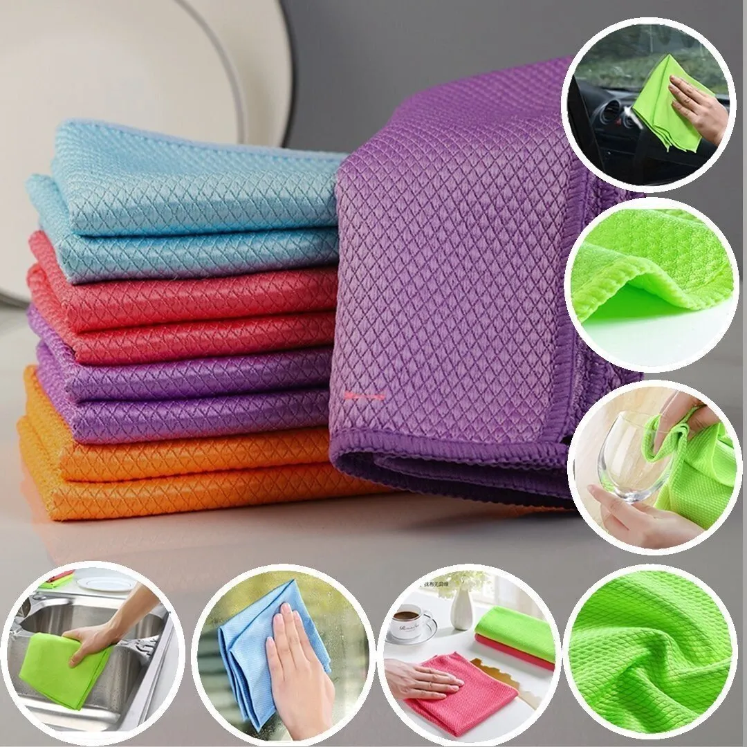 BUY 5 GET 5 FREEStreak-Free Miracle Cleaning Cloths - Reusable