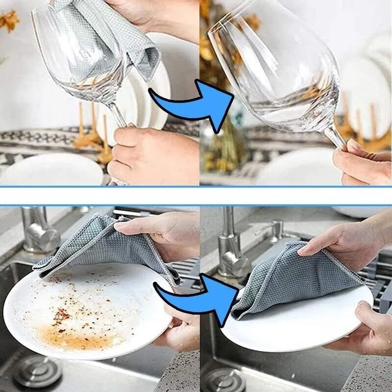 BUY 5 GET 5 FREEStreak-Free Miracle Cleaning Cloths - Reusable