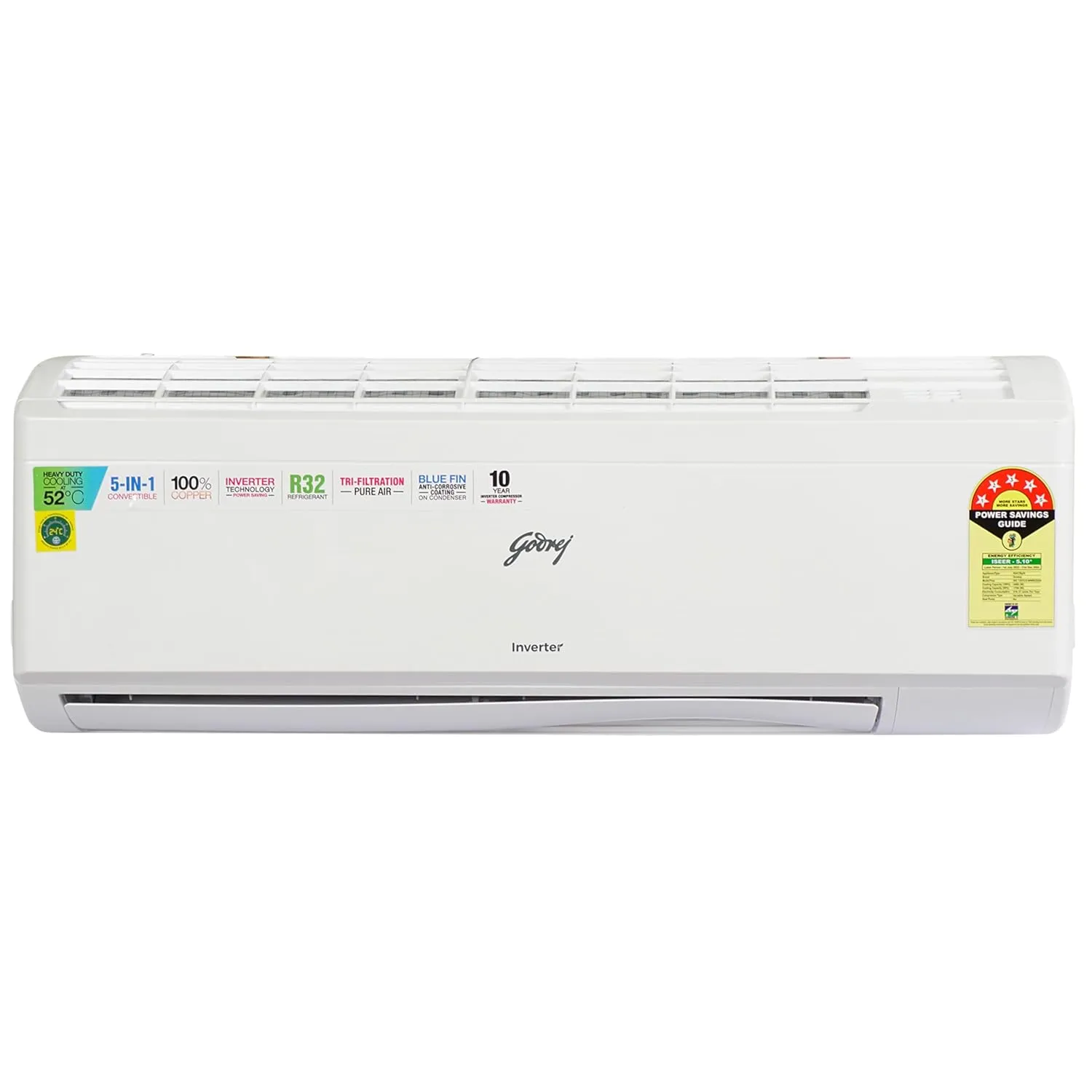 Godrej SIC 12ITC5-WWR 1.0 Ton 5 Star Inverter Split Air Conditioner