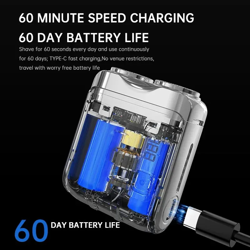 R-18 Electric Smart Shaver - Compact and Powerful for On-the-Go Grooming