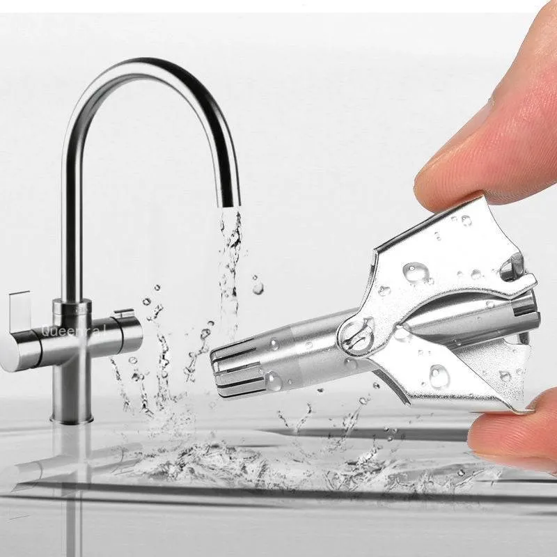 Stainless Steel Nose & Ear Hair Trimmer  Precision Grooming Tool