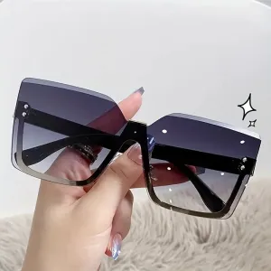 Sunglasses Rimless Black Gradient