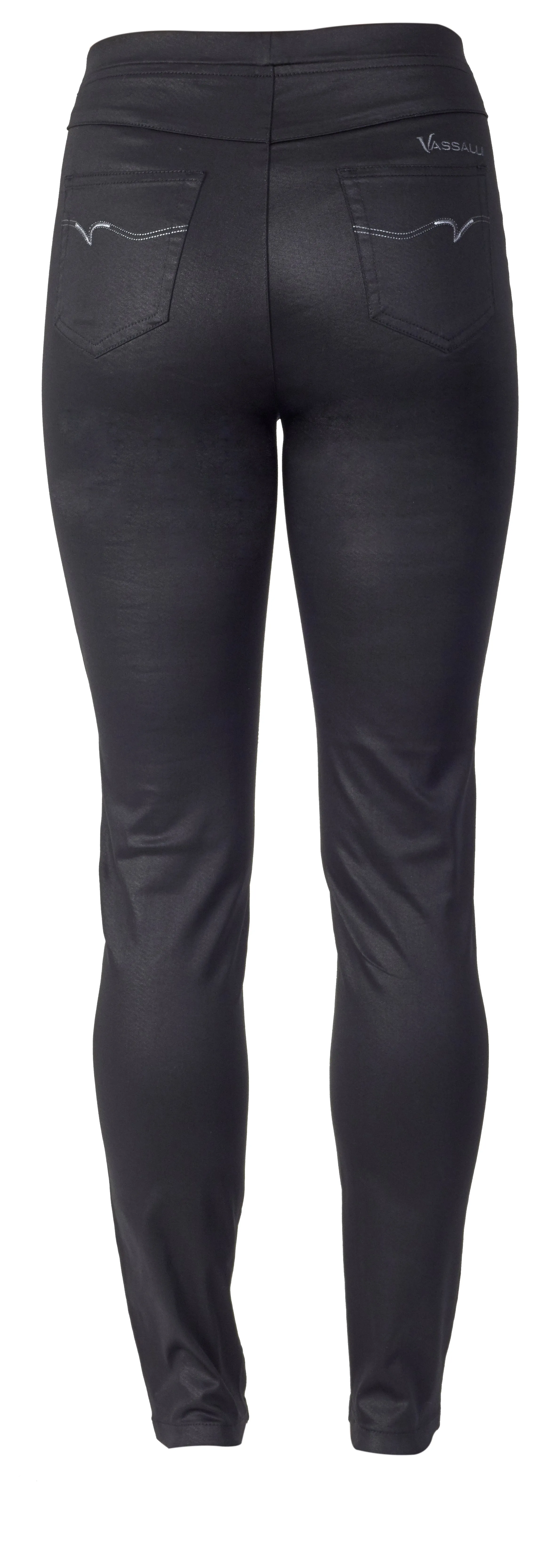 Vassalli Full Length Pull On Spray On Legging Black 230D